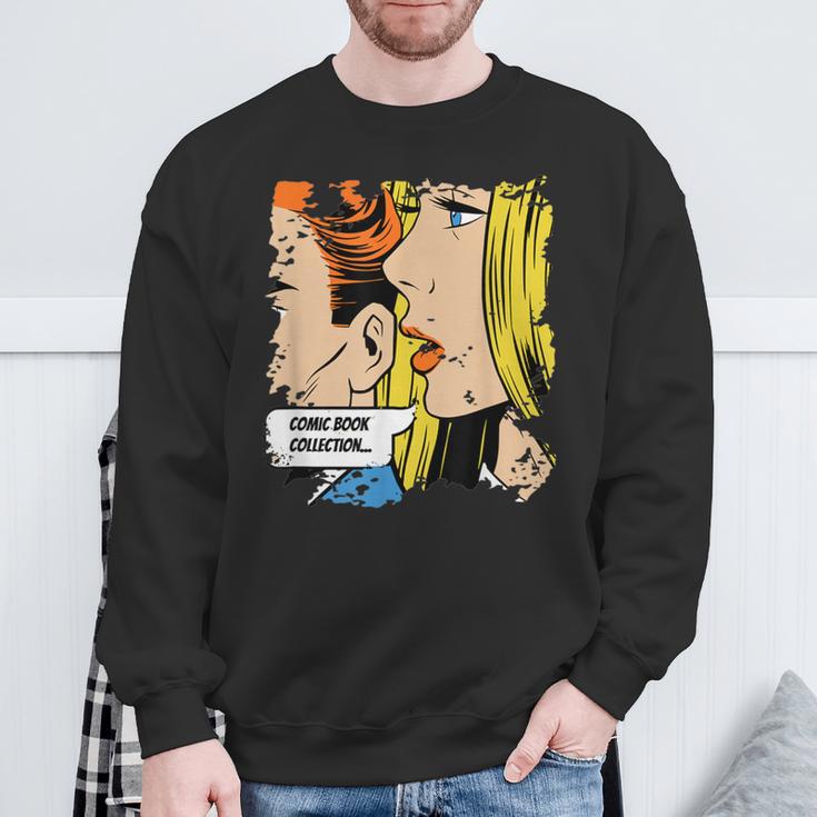Comic Book Collection Comic Book Collector Sweatshirt Gifts for Old Men