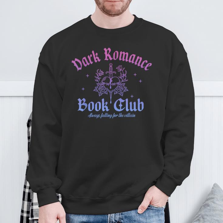 Dark Romance Book Club Always Falling For The Villain Quote Sweatshirt Gifts for Old Men Dark Romance Book Club Always Falling For The Villain Quote Sweatshirt Gifts for Old Men