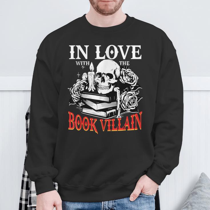 Dark Romance Booktok In Love With The Book Villain Sweatshirt Gifts for Old Men