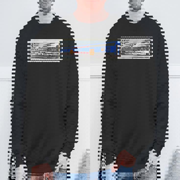 Ddr東ドイツベルリン列車消印sovi8プロパガンダ。 スウェットシャツ 高齢者への贈り物