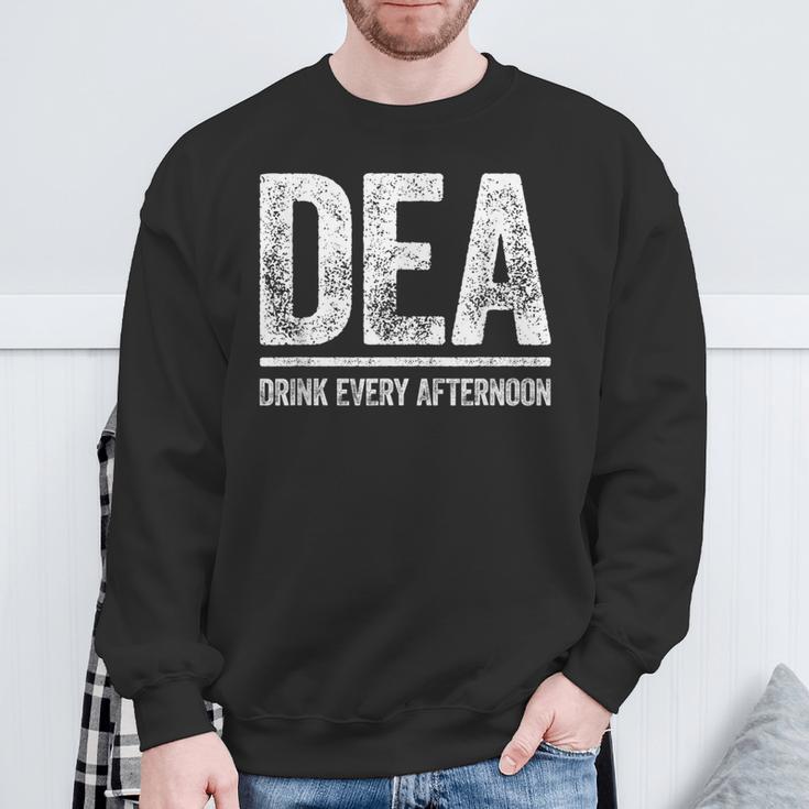 Dea Drink Every Afternoon シャツ 面白い メンズ レディース ドリンク スウェットシャツ 高齢者への贈り物