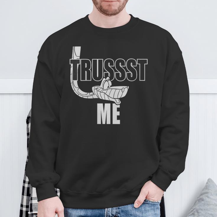 Disney Jungle Book Kaa Trust Issues Sweatshirt Gifts for Old Men
