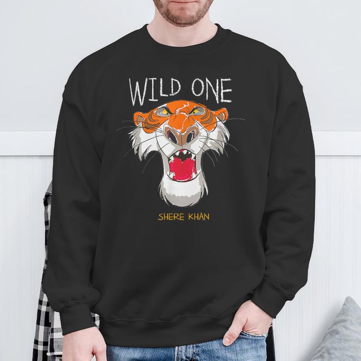 Disney The Jungle Book Shere Khan Wild One Big Face Poster Sweatshirt Gifts for Old Men