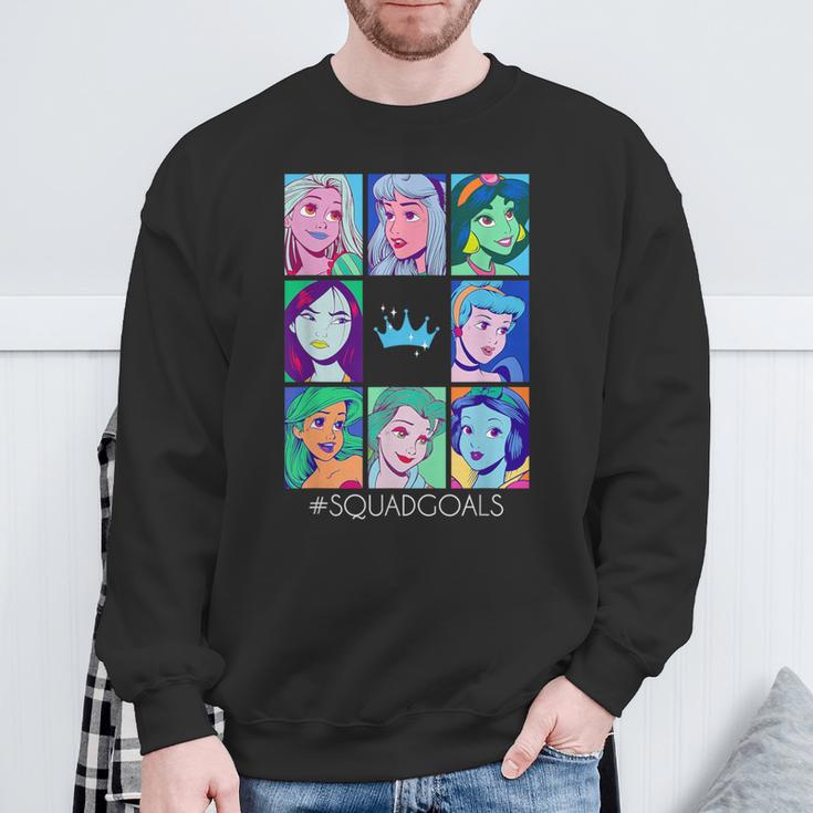 Disney Princess Comic Book Artwork SquadGoals Sweatshirt Gifts for Old Men
