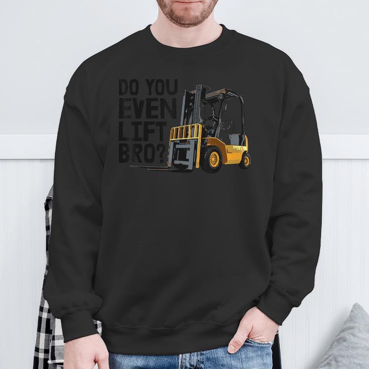 Do You Even Lift メンズ フォークリフト ティー インダストリアルトラック スウェットシャツ 高齢者への贈り物