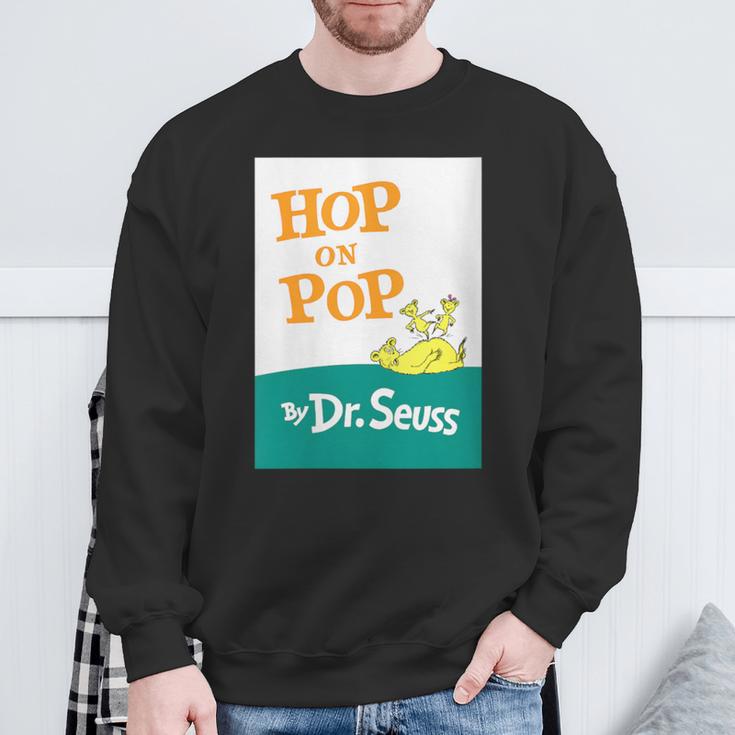 Dr Seuss Hop On Pop Book Cover Sweatshirt Gifts for Old Men Dr Seuss Hop On Pop Book Cover Sweatshirt Gifts for Old Men