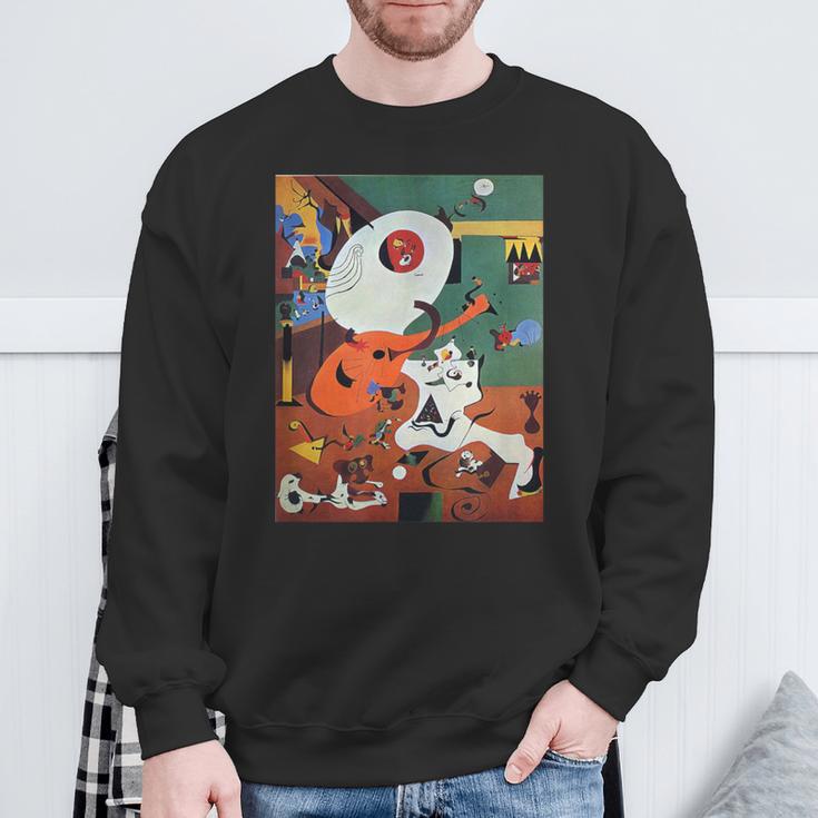 Dutch Interior I 1928 ジョアン・ミロ アートtシャツ スウェットシャツ 高齢者への贈り物