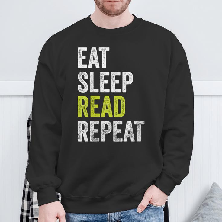 Eat Sleep Read Repeat Book Reader Bookworm Sweatshirt Gifts for Old Men Eat Sleep Read Repeat Book Reader Bookworm Sweatshirt Gifts for Old Men