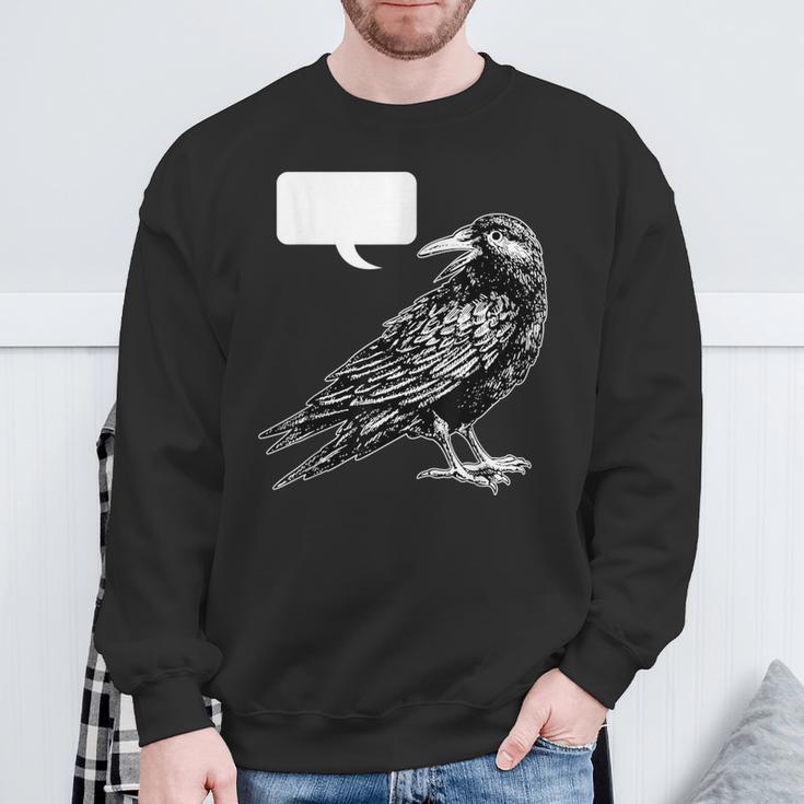 Edgar Allan Poe Nevermore Open To Interpretation Raven シャツ スウェットシャツ 高齢者への贈り物