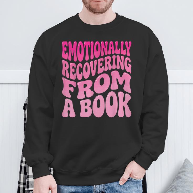 Emotionally Recovering From A Book Sweatshirt Gifts for Old Men Emotionally Recovering From A Book Sweatshirt Gifts for Old Men