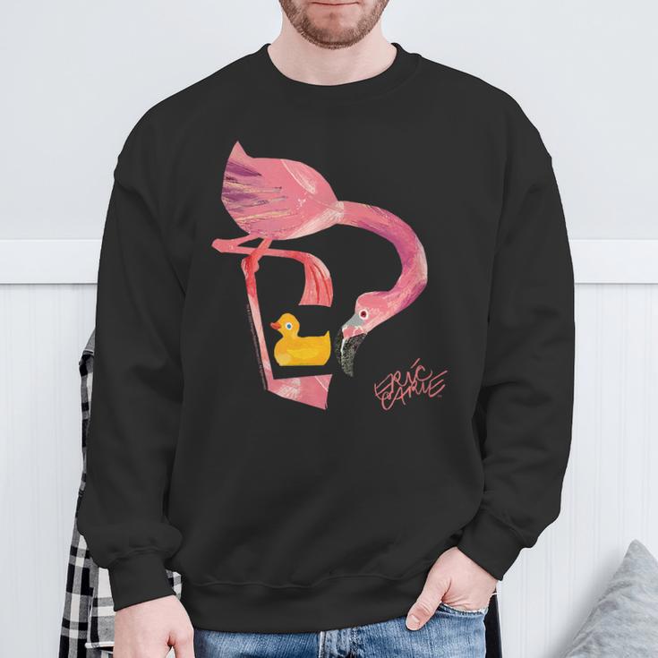 Eric Carle 10 Little Rubber Ducks Flamingo Children's Book Sweatshirt Gifts for Old Men Eric Carle 10 Little Rubber Ducks Flamingo Children's Book Sweatshirt Gifts for Old Men