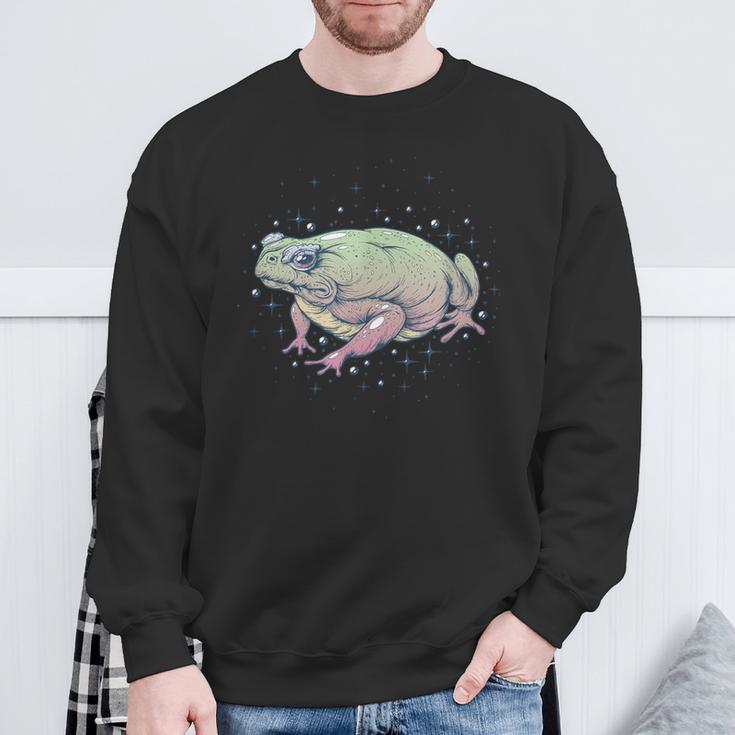 Fae Fairy Witchy Whimsigoth Goblincore Cottagecore Toad Frog スウェットシャツ 高齢者への贈り物