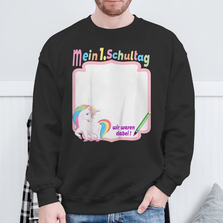 First Day Of School 2021 Guest Book Unicorn Unicon Sweatshirt Gifts for Old Men