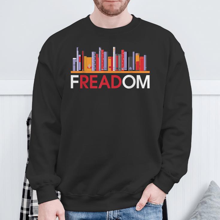 Freadom Anti Ban Books Freedom To Read Book Lover Reading Sweatshirt Gifts for Old Men Freadom Anti Ban Books Freedom To Read Book Lover Reading Sweatshirt Gifts for Old Men
