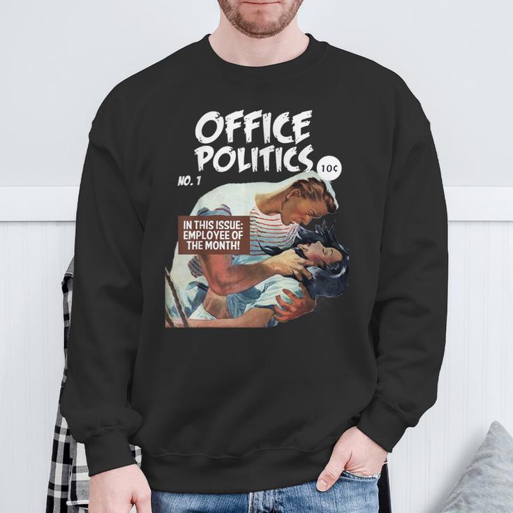 FUNNY WORKPLACE Retro Romance Comic Book Parody Sweatshirt Gifts for Old Men