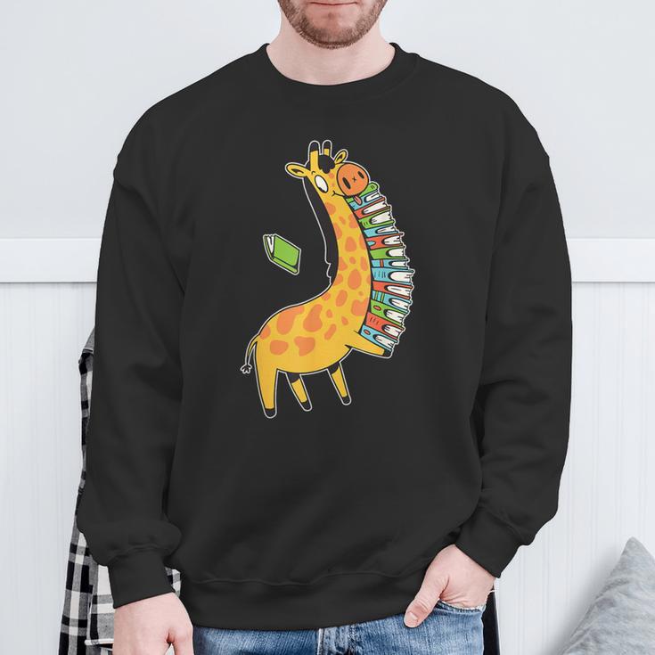 Giraffe Books Sweatshirt Gifts for Old Men