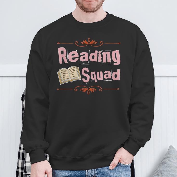 Girls Club Women's Book Club Reading Squad Book Lovers Sweatshirt Gifts for Old Men