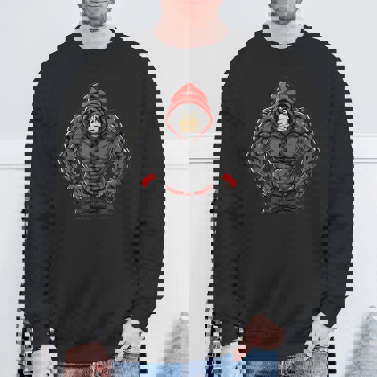 Gorilla Workout Angrytrongcaryilverback Gorilla Gym スウェットシャツ 高齢者への贈り物