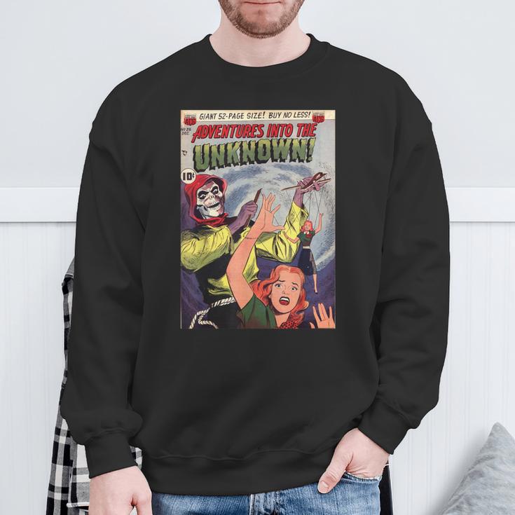 Halloween Horror Vintage Voodoo Comic Book Retro Scary Sweatshirt Gifts for Old Men Halloween Horror Vintage Voodoo Comic Book Retro Scary Sweatshirt Gifts for Old Men
