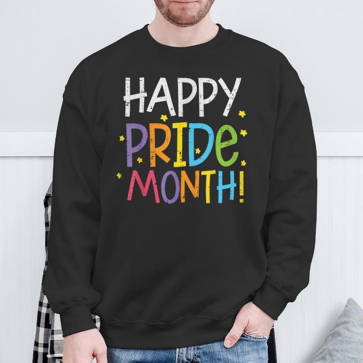 Happy Pride Month レインボー ゲイプライド アリー Lgbt メンズ レディース キッズ スウェットシャツ 高齢者への贈り物