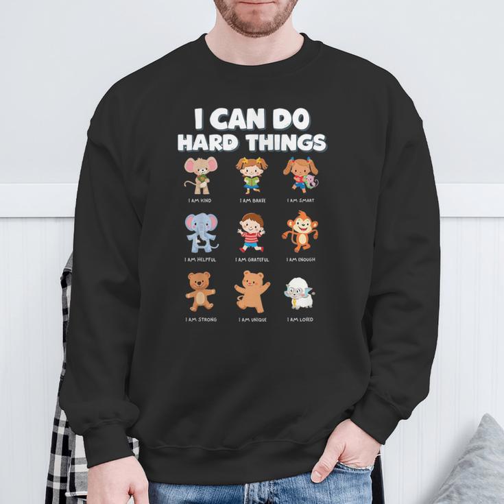 I Can Do Hard Things Children's Book Characters Sweatshirt Gifts for Old Men I Can Do Hard Things Children's Book Characters Sweatshirt Gifts for Old Men