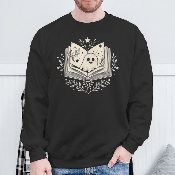 Haunted Library – Glowing Book Sweatshirt Gifts for Old Men Haunted Library – Glowing Book Sweatshirt Gifts for Old Men
