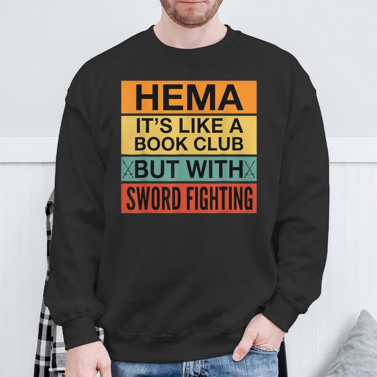 Hema Definition Like A Book Club With Swords Sweatshirt Gifts for Old Men Hema Definition Like A Book Club With Swords Sweatshirt Gifts for Old Men