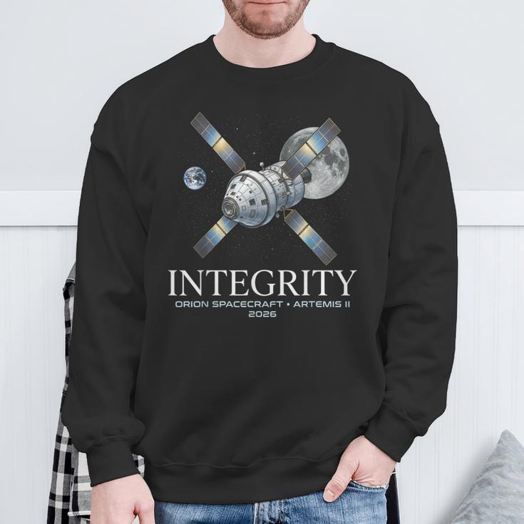 Integrity Orionpacecraft Artemis Ii 2026 宇宙 月 探査 愛好家 軌道船 スウェットシャツ 高齢者への贈り物