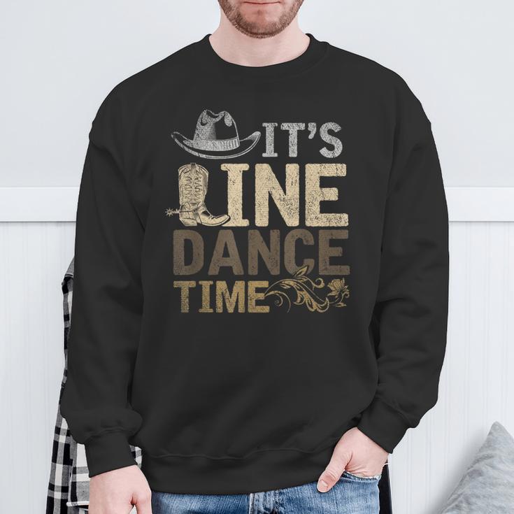 Its Line Dance Time ギフトアイデア ホースダンスライン スウェットシャツ 高齢者への贈り物