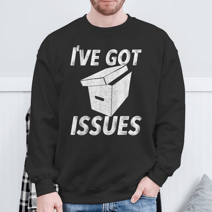 I'Ve Got IssuesShirt For Comic Book Collector Sweatshirt Gifts for Old Men