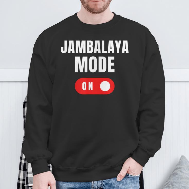 Jambalaya モード 面白い文字 食べ物愛好家に最適 スープ ユーモア スウェットシャツ 高齢者への贈り物