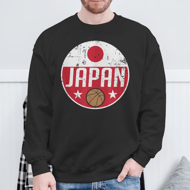 Japan Basketball Flag Jerseyupporter Nippon Fan スウェットシャツ 高齢者への贈り物
