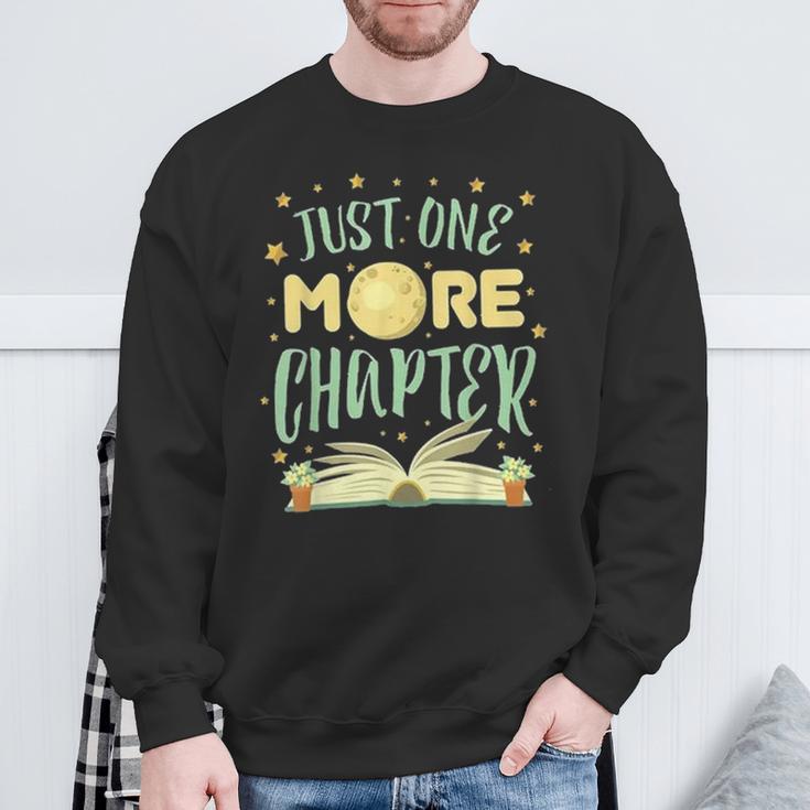 Just One More Chapter Book Sweatshirt Gifts for Old Men