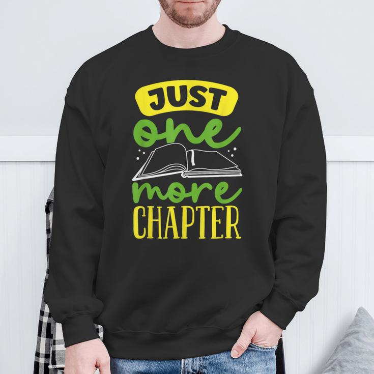 Just One More Chapter Bookworm Book Reading Sweatshirt Gifts for Old Men Just One More Chapter Bookworm Book Reading Sweatshirt Gifts for Old Men