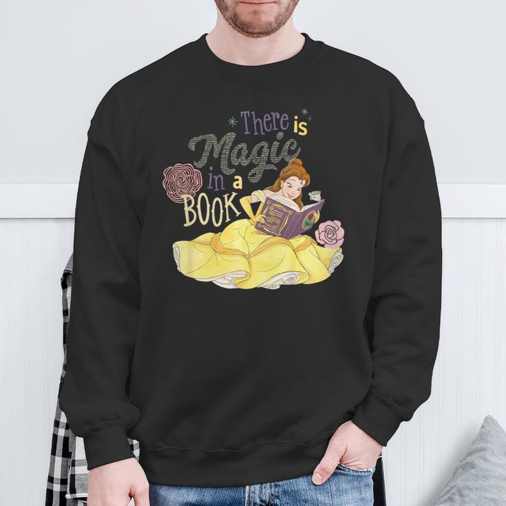 Kids Disney Beauty And The Beast Belle There Is Magic In A Book Sweatshirt Gifts for Old Men Kids Disney Beauty And The Beast Belle There Is Magic In A Book Sweatshirt Gifts for Old Men