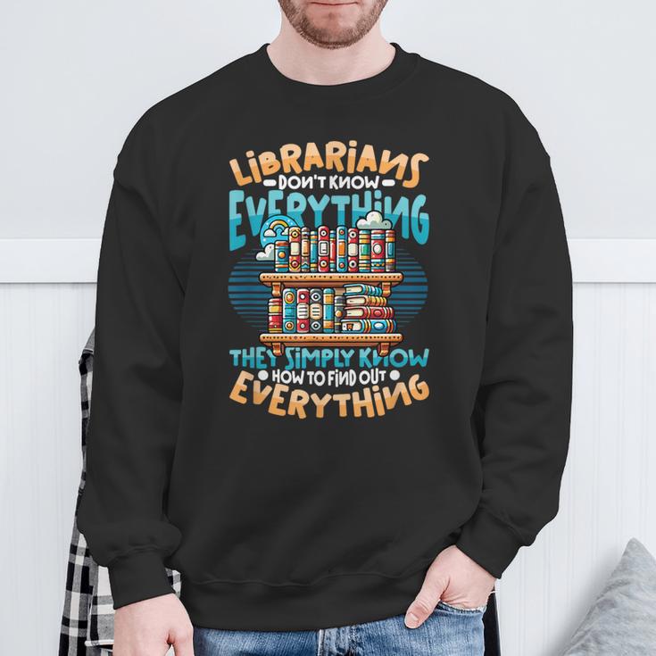 Librarian Book Lover Library Librarian Sweatshirt Gifts for Old Men Librarian Book Lover Library Librarian Sweatshirt Gifts for Old Men