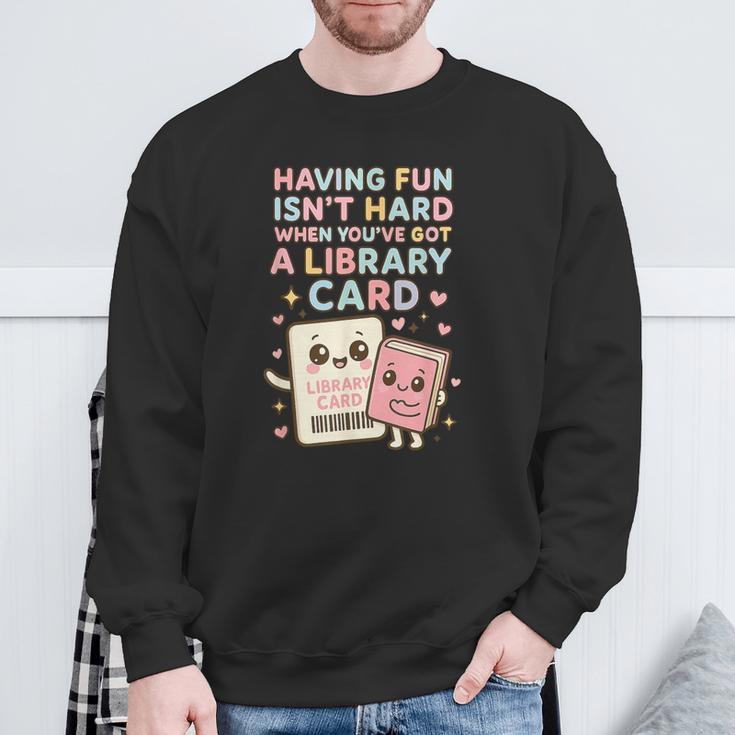 Library Card Shirt Reading Book Lovers For Reader Sweatshirt Gifts for Old Men Library Card Shirt Reading Book Lovers For Reader Sweatshirt Gifts for Old Men
