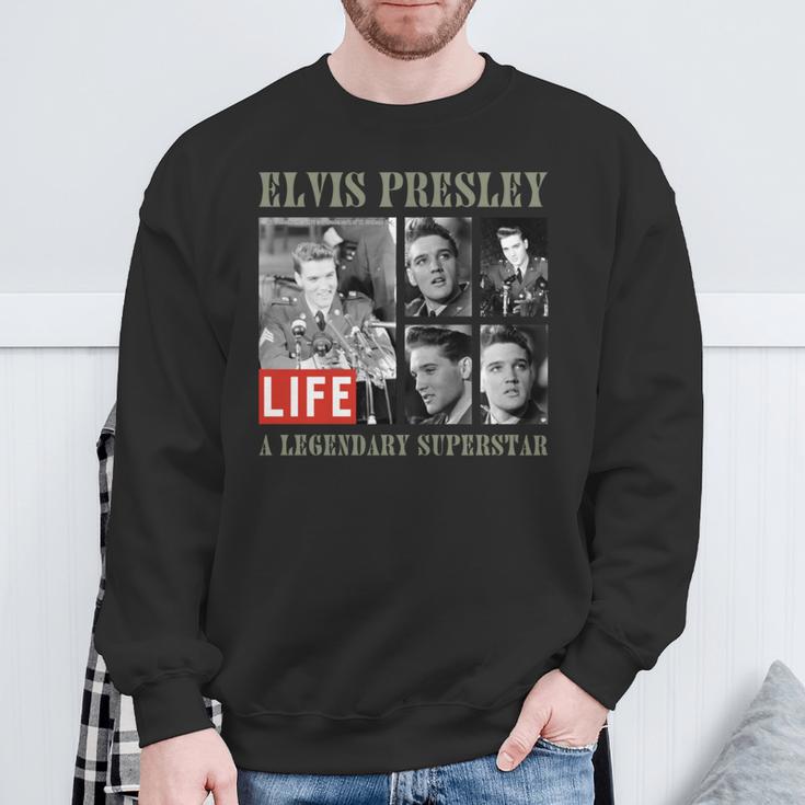 Life Picture Collection エルヴィス プレスリー（1） 長袖tシャツ スウェットシャツ 高齢者への贈り物
