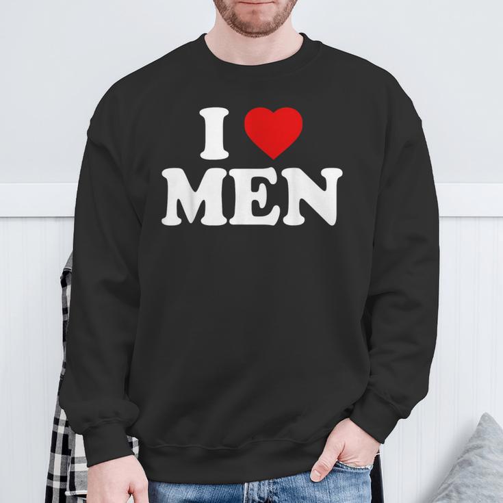 I Love I Love Men スウェットシャツ 高齢者への贈り物