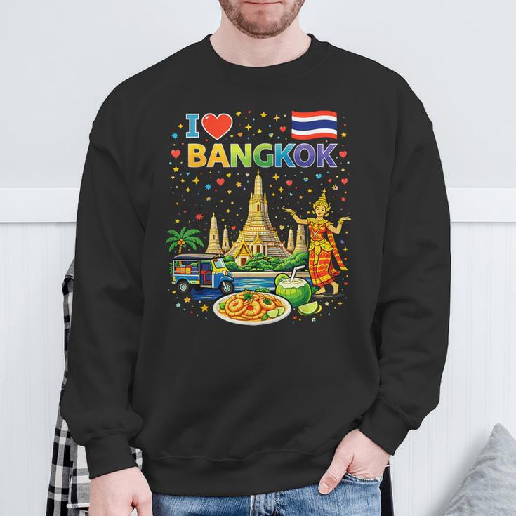 I Love Bangkok タイ旅行お土産 スウェットシャツ 高齢者への贈り物