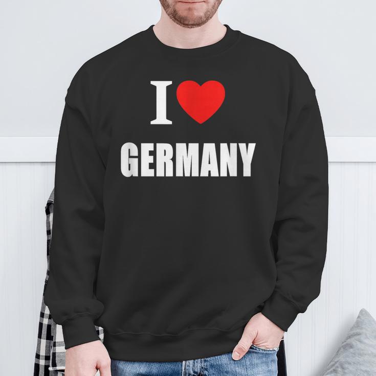 I Love Germany ドイツ サンシャイン ドイツ サマーホリデー スウェットシャツ 高齢者への贈り物