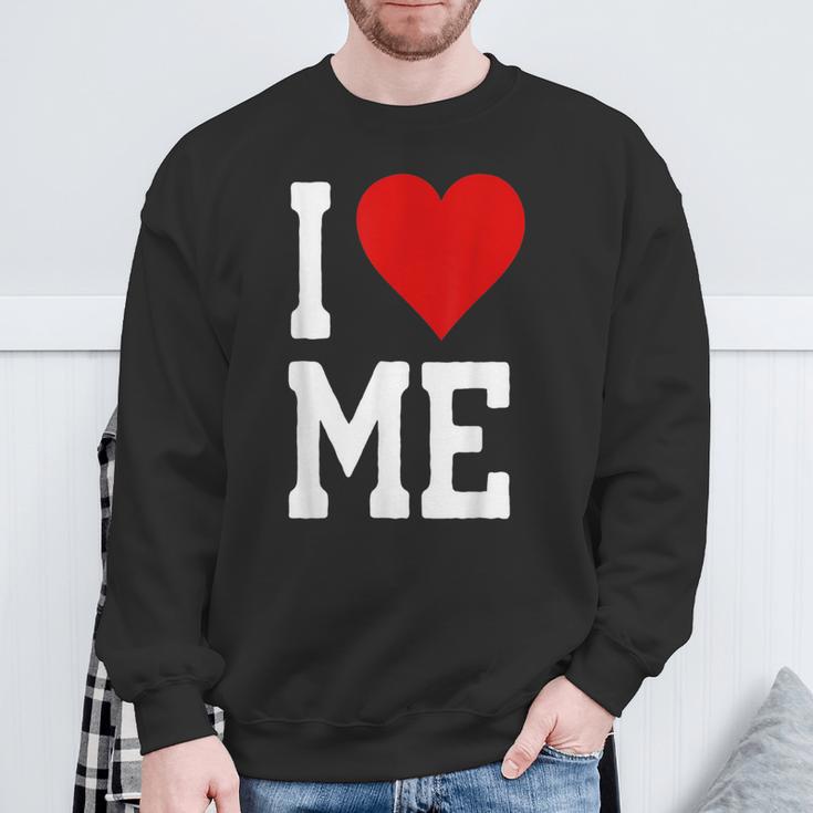 I Love Me ハートセルフラブセルフ受容i Love Me スウェットシャツ 高齢者への贈り物