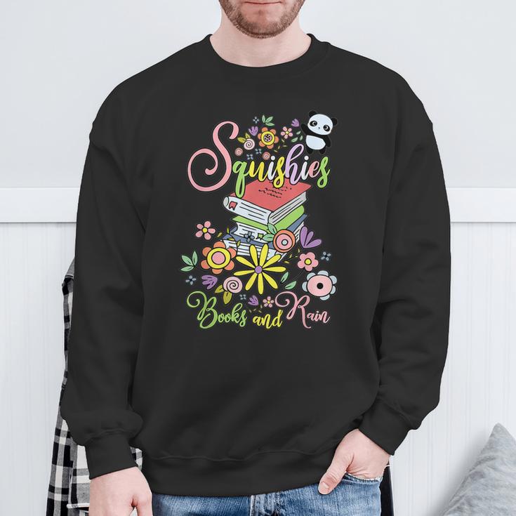 Love Panda Squishy Animal Doodles Squishies Books And Rain Sweatshirt Gifts for Old Men Love Panda Squishy Animal Doodles Squishies Books And Rain Sweatshirt Gifts for Old Men