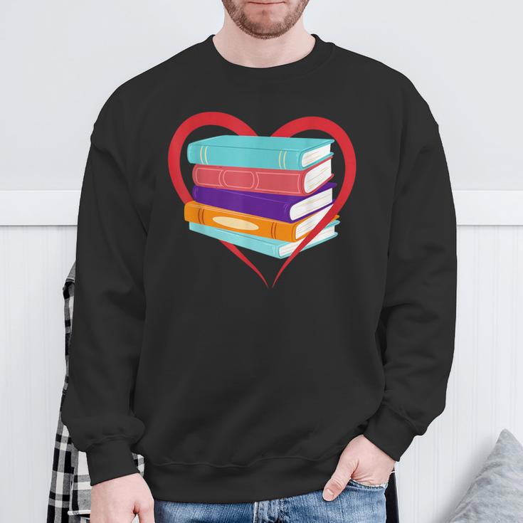 I Love Reading Book Heart Love Books Library Sweatshirt Gifts for Old Men I Love Reading Book Heart Love Books Library Sweatshirt Gifts for Old Men