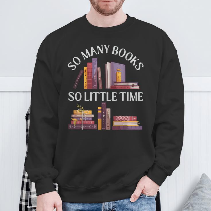 Love Reading Just One More Chapter I Love All The Books Sweatshirt Gifts for Old Men