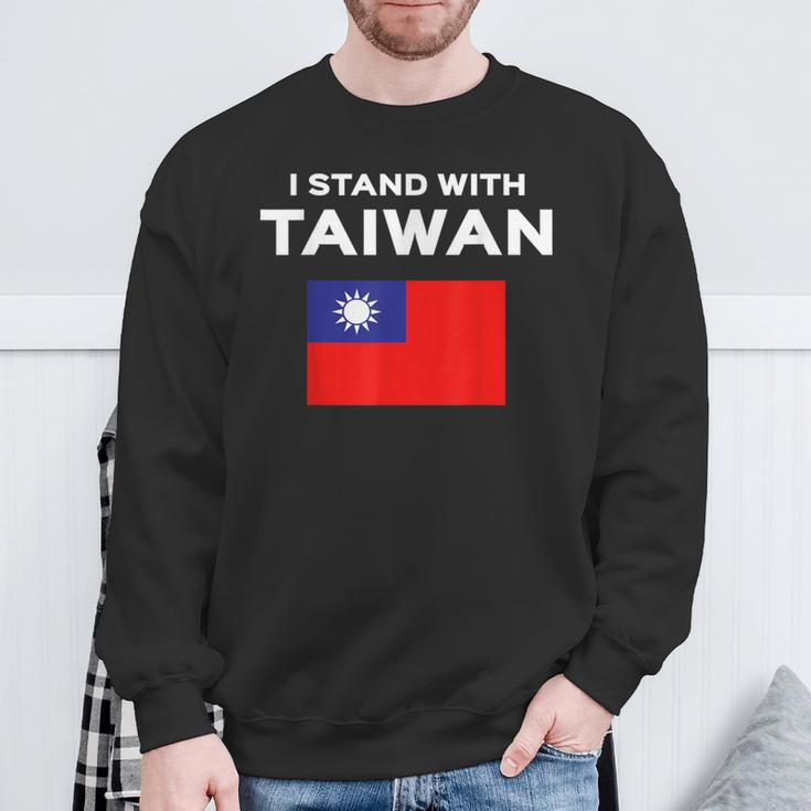I Love Taiwan Flag Taiwanese Pride Itand With スウェットシャツ 高齢者への贈り物