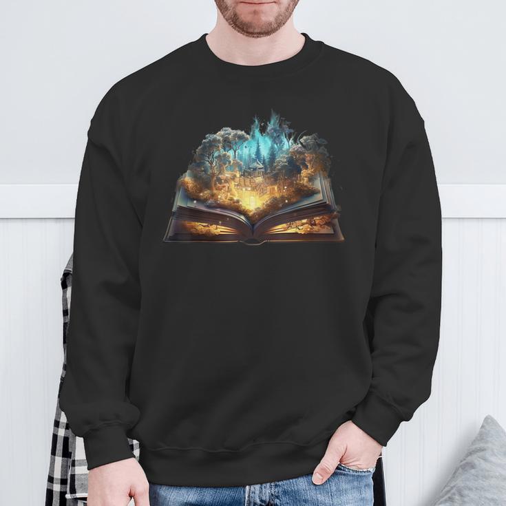 Magical Book Sweatshirt Gifts for Old Men