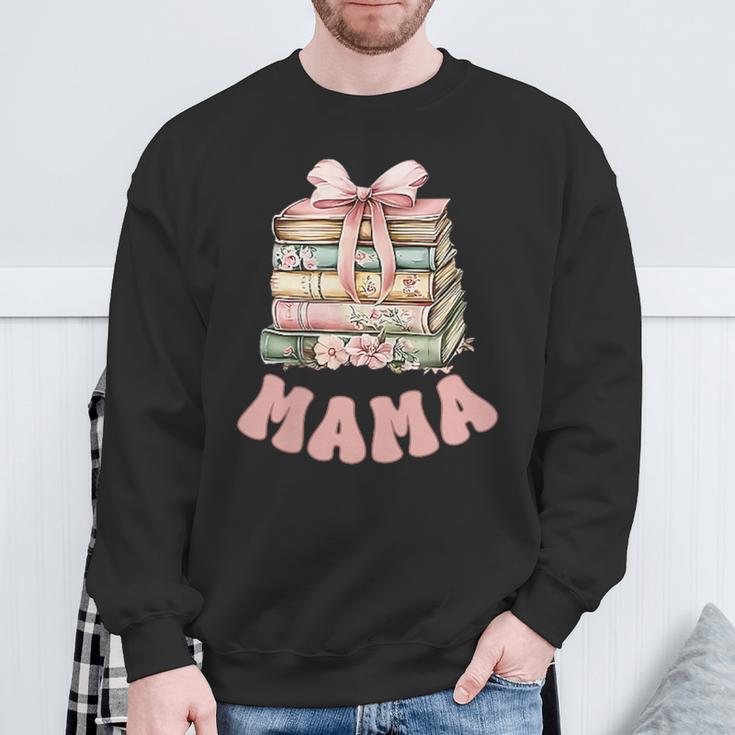 Mama Book First Chapter Birthday Family Matching Party Sweatshirt Gifts for Old Men