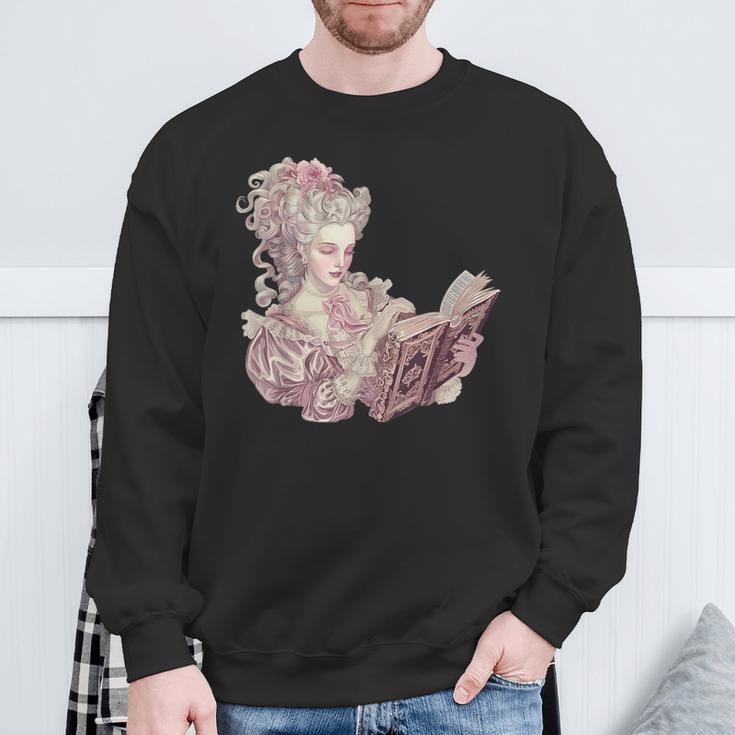 Marie Antoinette Reading A Book Sweatshirt Gifts for Old Men Marie Antoinette Reading A Book Sweatshirt Gifts for Old Men