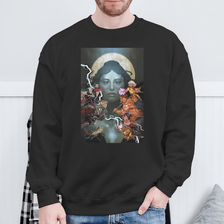 Marvel Comixology Avengers Issue 2 Of 10 Comic Book Cover Sweatshirt Gifts for Old Men